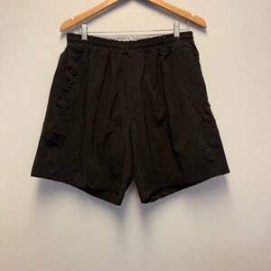 Freeballers Shorts Meripex Mens XXL Black 8 In Athletic Lined Zip Pockets E